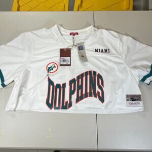 Miami Dolphins Mitchell & Ness Women's Cropped Jersey
